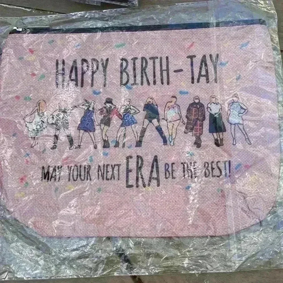 Taylor Swift stickers, make-up/pencil bag, pillow case bundle from Amazon. New - Picture 5 of 12